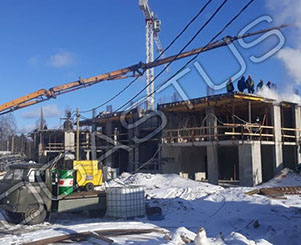 Аренда парогенератора, Удаление наледи с арматуры, Удаление слежавшегося снега в опалубке, Прогрев арматурного каркаса и опалубки 