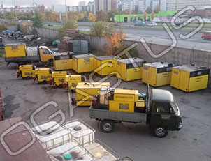 Аренда парогенератора, Удаление наледи с арматуры, Удаление слежавшегося снега в опалубке, Прогрев арматурного каркаса и опалубки 